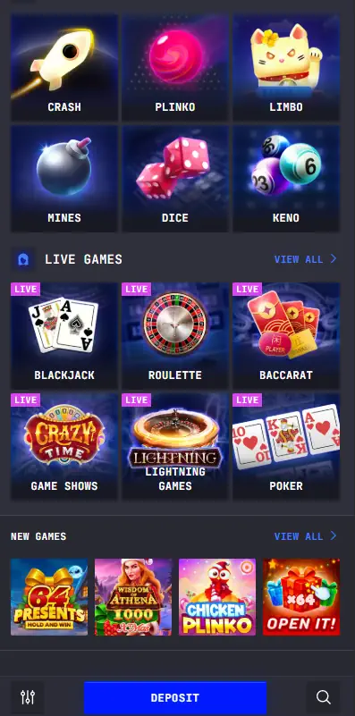 LTCCasino Mobile